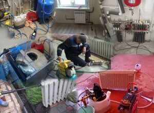 Промывка системы отопления и замена теплоносителя в Домодедово